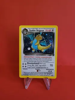 Pokemon Karte/card - Dunkles Dragoran 5/82 - Rocket Set Holo Swirl Exc-Near Mint - Image 1