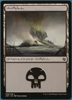Swamp (58) Jumpstart (PHYREXIAN) NM Basic Land MAGIC CARD (ID# 164426) ABUGames - Image 1