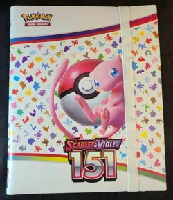 151 MEW BINDER - Filled with Scarlet & Violet 151 Pokemon Cards - Great Gift!!!! - Image 1