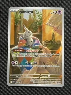 Pokemon Card Mimikyu 075 Sv: Scarlet & Violet Promo Holo Paldean Fates NM C - Image 1
