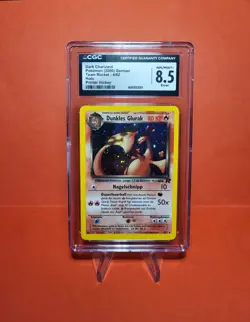 Pokemon Karte/card - Dark Charizard Dunkles Glurak 4/82 Misprint Holo NM / Mint+ - Image 1