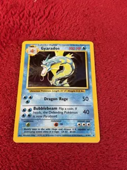 Gyarados 006/102 Base Set Holo Wotc Pokemon Card 1999 Played - Image 1