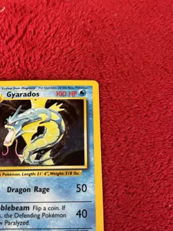 Gyarados 006/102 Base Set Holo Wotc Pokemon Card 1999 Played - Image 2