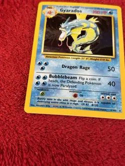 Gyarados 006/102 Base Set Holo Wotc Pokemon Card 1999 Played - Image 4