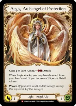 Flesh and Blood FAB Figment of Protection / Aegis, Archangel of Protection NM - Image 1