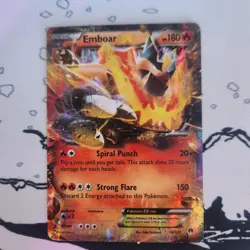 Emboar EX 14/122 Ultra Rare XY BREAKpoint Pokemon Card TCG LP - Image 1