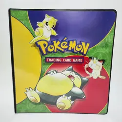 Vintage 1999 Pokemon Trading Card Wizards of the Coast Ultra Pro 3-Ring Binder - Image 1