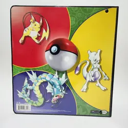 Vintage 1999 Pokemon Trading Card Wizards of the Coast Ultra Pro 3-Ring Binder - Image 3