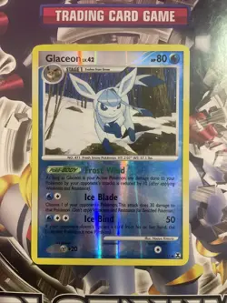 Pokemon TCG Glaceon Rising Rivals Uncommon Card 41/111 Reverse Holo LP - Image 1