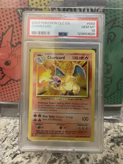 Charizard #003/034 CLC Trading Card Game Classic Holo - PSA 10 Gem Mint - Image 2