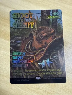 Shoot the Sheriff Secret Lair Showdown Promo MTG Near Mint Regular - Image 1