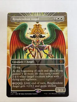 Resplendent Angel (Borderless) The Lost Caverns of Ixalan #334 Mythic - Image 1