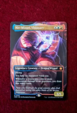 Niv-Mizzet, Visionary [BORDERLESS] | Foundations (MTG) | NM EN - Image 1