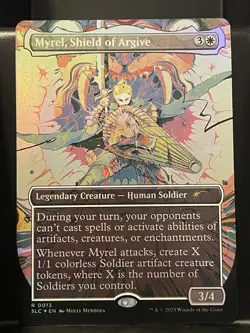Myrel, Shield of Argive FOIL # 13 MTG SLD Secret Lair Countdown Kit 2025 NM - Image 1