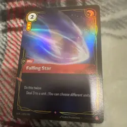 Falling Star Rare Riftbound Origins League Of Legends 029/298 - Image 1