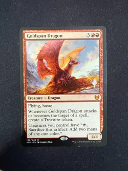 Goldspan Dragon (PROMO) Kaldheim (Magic/MTG) - Image 1