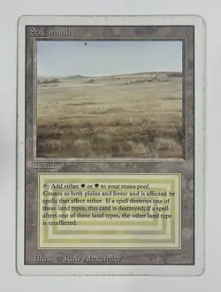 Savannah Revised HP Heavy Play MTG Magic The Gathering - Image 1