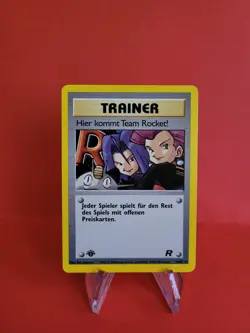 Pokemon Karte/card - Hier Kommt TEAM Rocket 15/82 1. Edition Holo - Near Mint - Image 1