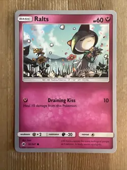 Ralts 91/147 - Pokemon TCG Burning Shadows Regular World Championships 2017 NM - Image 1