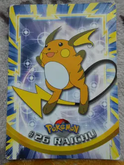 RAICHU #26 - TOPPS TV ANIMATION EDITION - CARTE POKEMON - TRES BON ETAT - Image 1