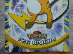 RAICHU #26 - TOPPS TV ANIMATION EDITION - CARTE POKEMON - TRES BON ETAT - Image 3