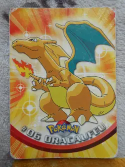 DRACAUFEU #06 - TOPPS TV ANIMATION EDITION - CARTE POKEMON - BON ETAT - Image 1