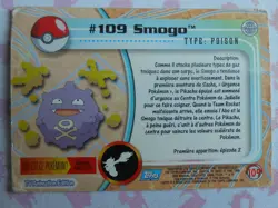 SMOGO #109 - TOPPS TV ANIMATION EDITION 1999 - CARTE POKEMON - BON ETAT - Image 4