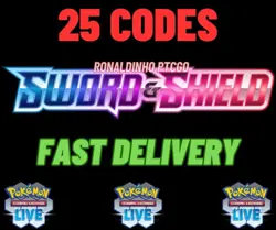 25x Sword & Shield Codes Booster Pokemon TCG LIVE - PTCGL - SENT FAST - Image 1