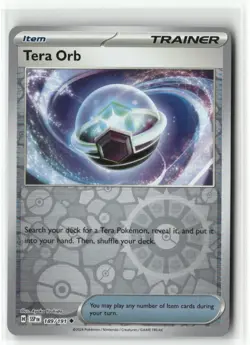 Tera Orb 189/191 Reverse Holo - Surging Sparks - Pokemon TCG NM - Image 1
