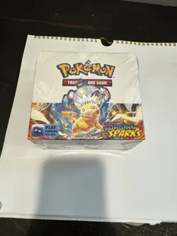 Pokemon TCG Scarlet & Violet Surging Sparks Booster Box: Factory Sealed 36 Packs - Image 1