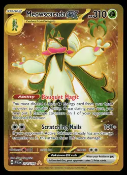 Meowscarada ex 271/193 Gold Secret Rare Pokemon Paldea Evolved NM - Image 1