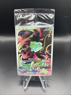 2025 POKEMON Mega Evolutions BULBASAUR ILLUSTRATION PROMO SEALED - Image 1