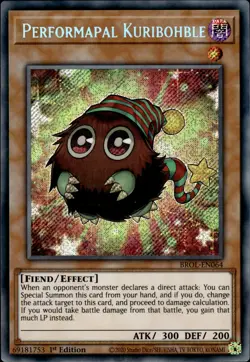 Performapal Kuribohble - Secret Rare 1st Edition BROL-EN064 - NM - YuGiOh - Image 1