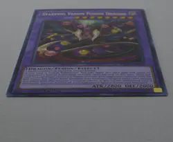 Yugioh Starving Venom Fusion Dragon LED5-EN052 Rare 1st Ed NM - Image 2