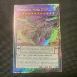 Yugioh Stampede - Supreme King Z-ARC - Platinum Secret Rare - RA04-EN284 - Image 1