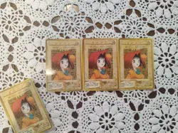 3x Bandai Yugioh #6 Anzu Masaki (Tea Gardner) 1st Generation OCG - Image 1
