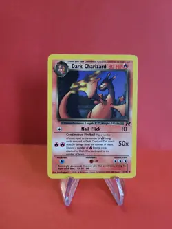 Pokemon Karte/card - Dark Charizard Glurak 21/82 - Rocket Set Rare - VG-Exc - Image 1