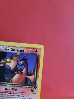 Pokemon Karte/card - Dark Charizard Glurak 21/82 - Rocket Set Rare - VG-Exc - Image 3