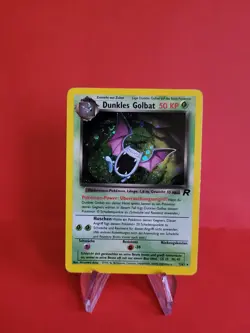 Pokemon Karte/card - Dunkles Dark Globat 7/82 - Rocket Set Holo Swirl Very Good+ - Image 1