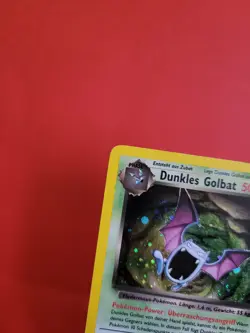 Pokemon Karte/card - Dunkles Dark Globat 7/82 - Rocket Set Holo Swirl Very Good+ - Image 2