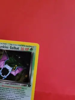 Pokemon Karte/card - Dunkles Dark Globat 7/82 - Rocket Set Holo Swirl Very Good+ - Image 3