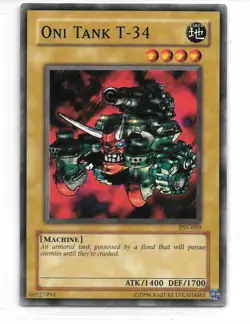 Yu-Gi-Oh Pharaoh's Servant Card #PSV-059: Oni Tank T-34 - Image 1