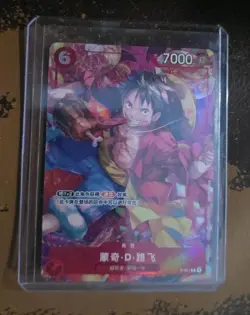 One Piece Card Game China Exclusive Zoro Luffy 2024 New Year Red Packet Promo - Image 4