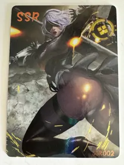 Nier Automata 2b SSR SSR-02 Top Secret Goddess Story Anime Card - Image 1