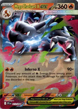 Mega Charizard ex 013/094 Pokemon Card Phantasmal Flames Near Mint! - Image 1