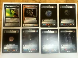 Star Trek CCG Starter Deck II 1998 Complete Eight-Card Pack Fresh Promo Set - Image 1