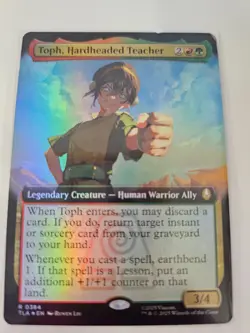 Toph, Hardheaded Teacher Extended FOIL MTG Avatar: TLA Nm/M *ON HAND* - Image 1