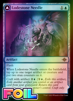 x1 Lodestone Needle // Guidestone Compass LCI MTG 62 FOIL UNCOMMON M/NM 1x - Image 1
