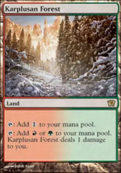 1x Karplusan Forest Heavy Play MTG Magic - Kid Icarus - - Image 1
