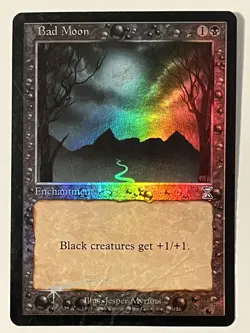 Bad Moon Timeshifted Foil MTG HP - Image 1